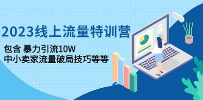 #31度网赚班# 2023线上流量特训营：包含暴力引流10W+中小卖家流量破局技巧等等