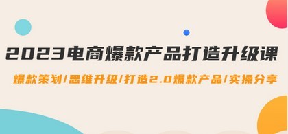 #31度网赚班# 2023电商爆款产品打造升级课：爆款策划/思维升级/打造2.0爆款产品/【推荐】